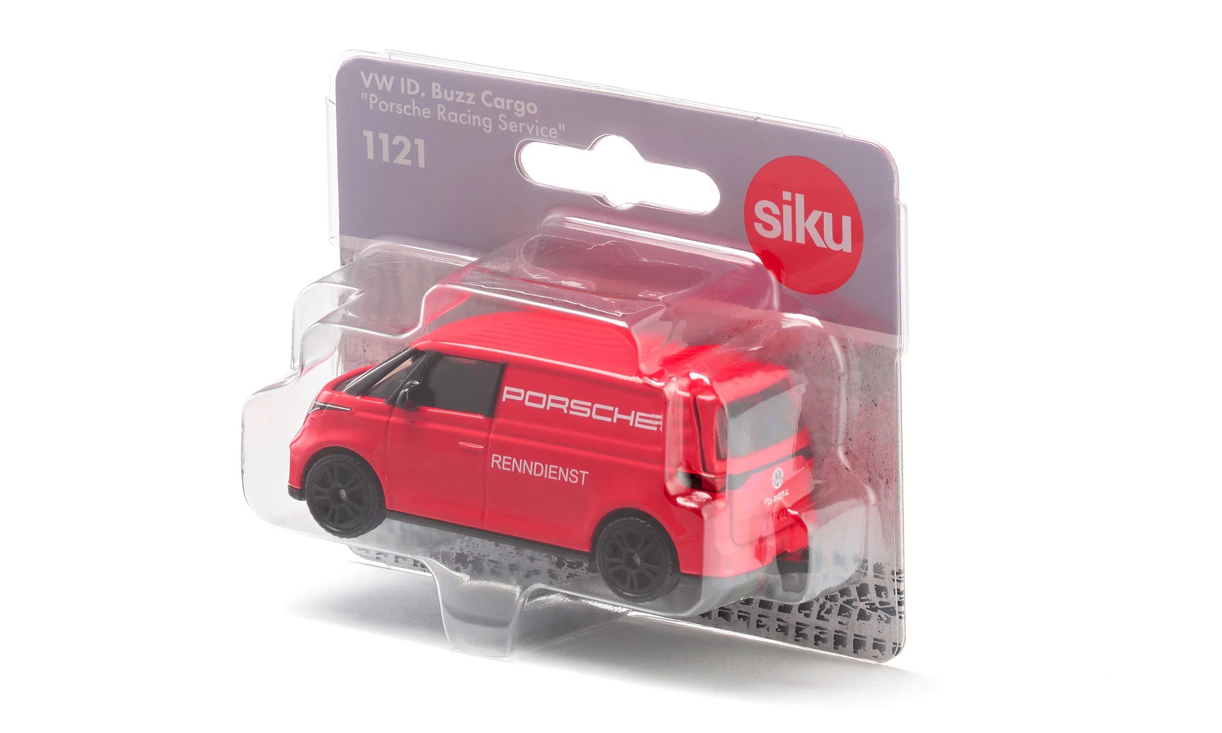Siku masinuta VW ID. Buzz Porsche Racing Service 3 ani+ Red