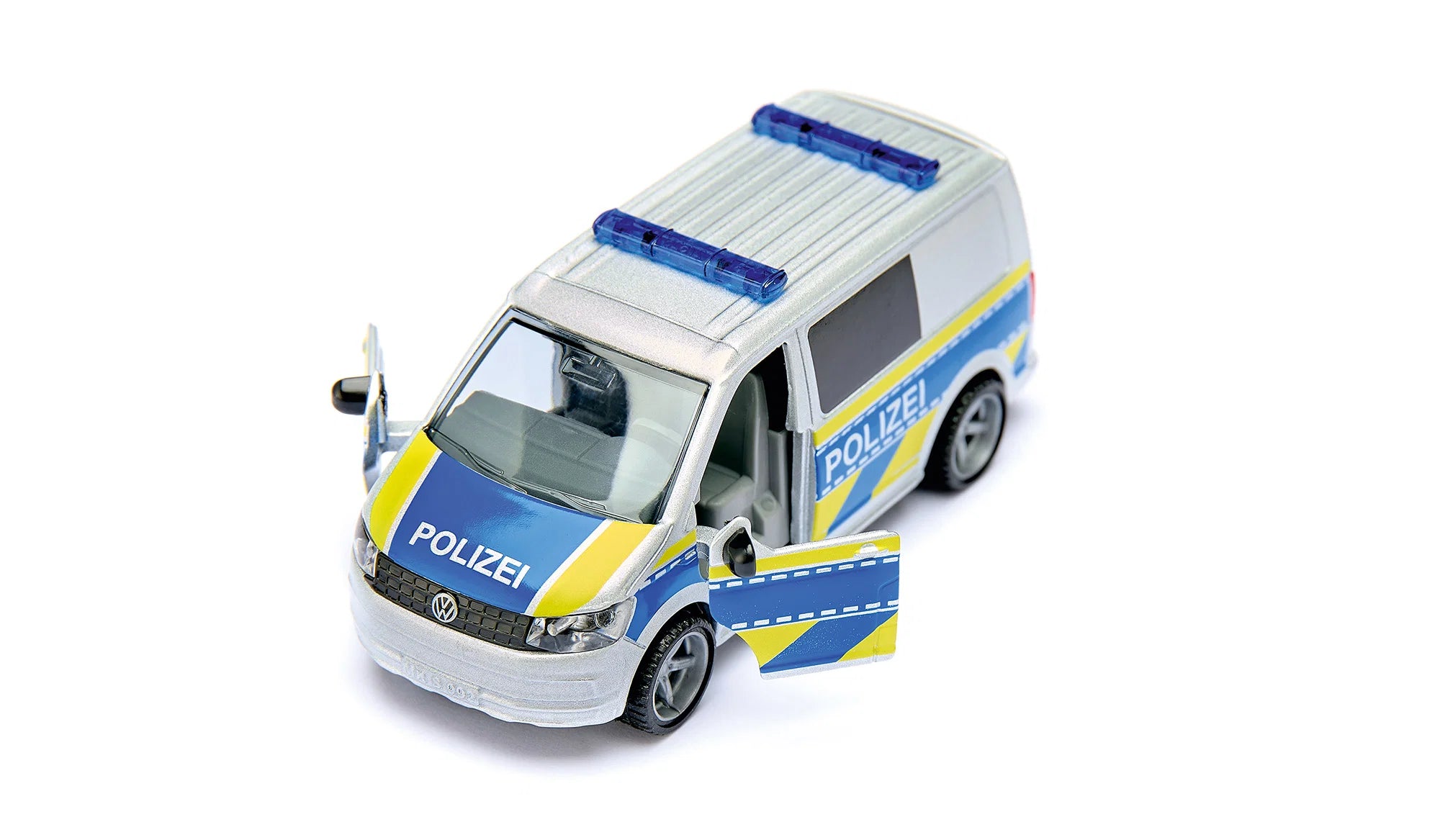 Siku masinuta VW T6 cu motocicleta BMW 3 ani+ Politie