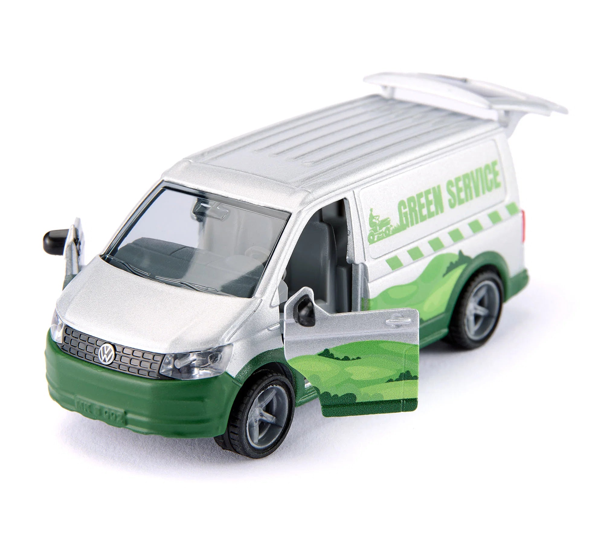 Siku masinuta VW T6 cu tractor tuns iarba 3 ani+
