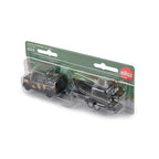 Siku set masinuta Military Land Rover Defender cu barca 3 ani+