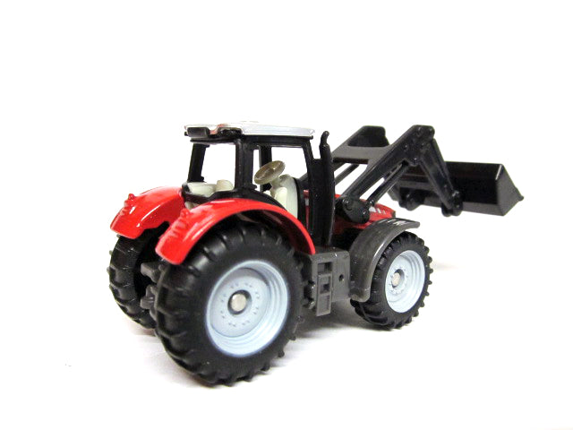 Siku Jucarie Masinuta Massey Ferguson Traktor mit Frontlader 3ani+ Imagine principală a produsului