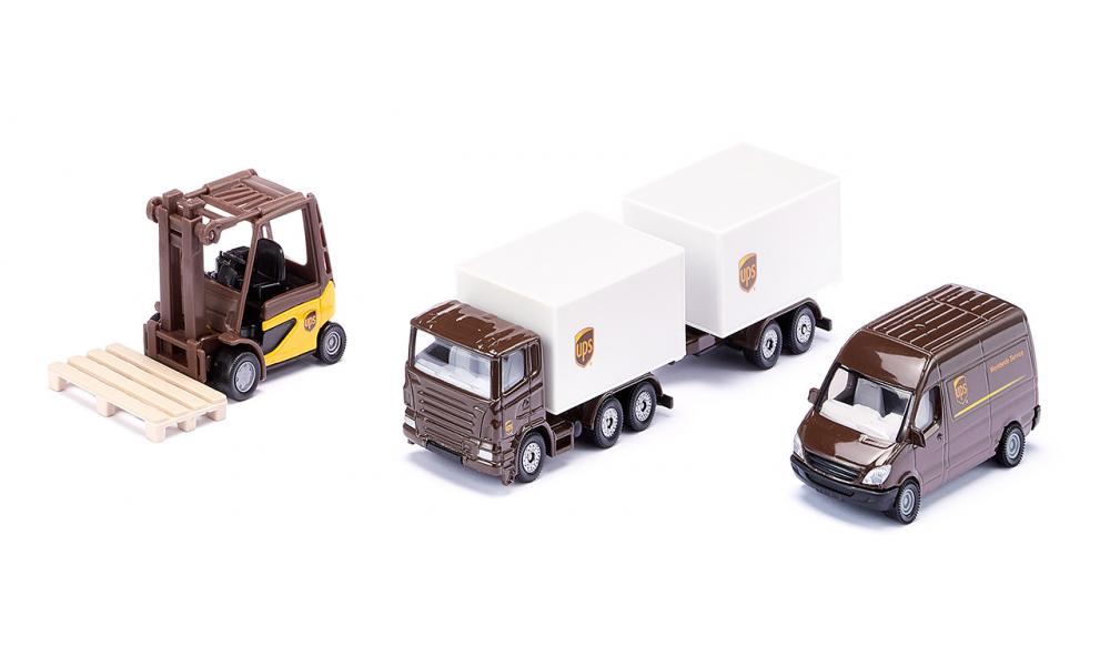 Siku set masinute logistica UPS 3 ani+ 01 Imagine principală a produsului