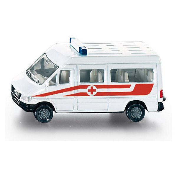 Siku jucarie masinuta ambulanta 3 ani+ Alb