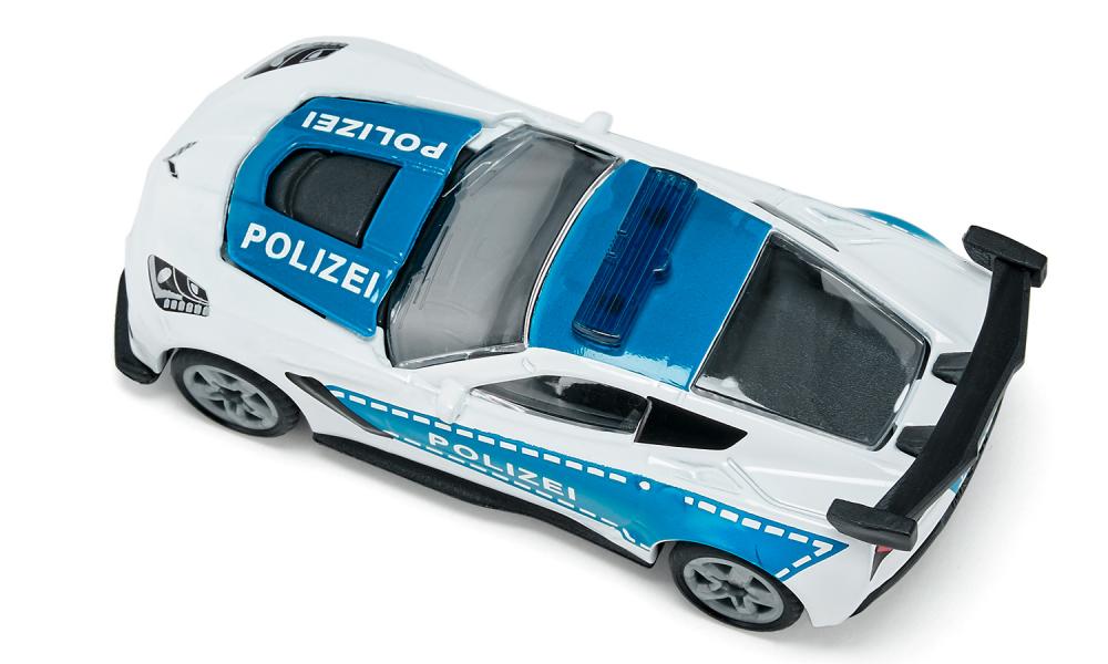 Siku jucarie masinuta Chevrolet Corvette ZR1 Polizei 3 ani+  04