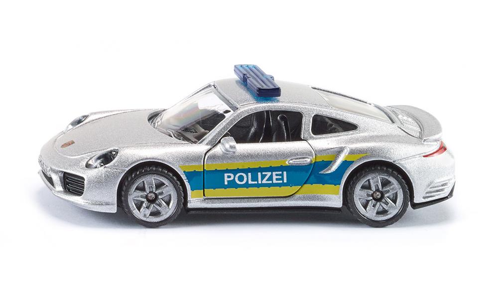 Siku jucarie masinuta Porsche 911 de patrulare pe autostrada 3 ani+ 1528 01