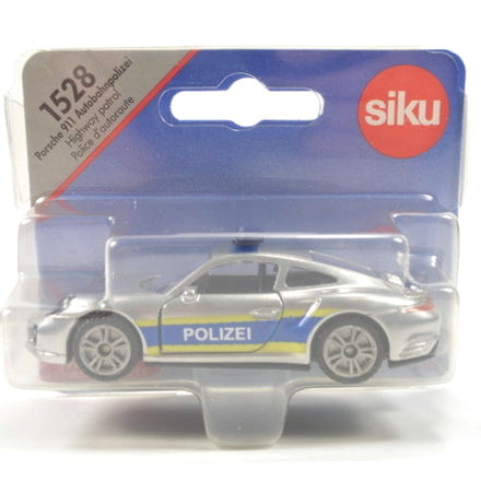 Siku jucarie masinuta Porsche 911 de patrulare pe autostrada 3 ani+ 1528 03