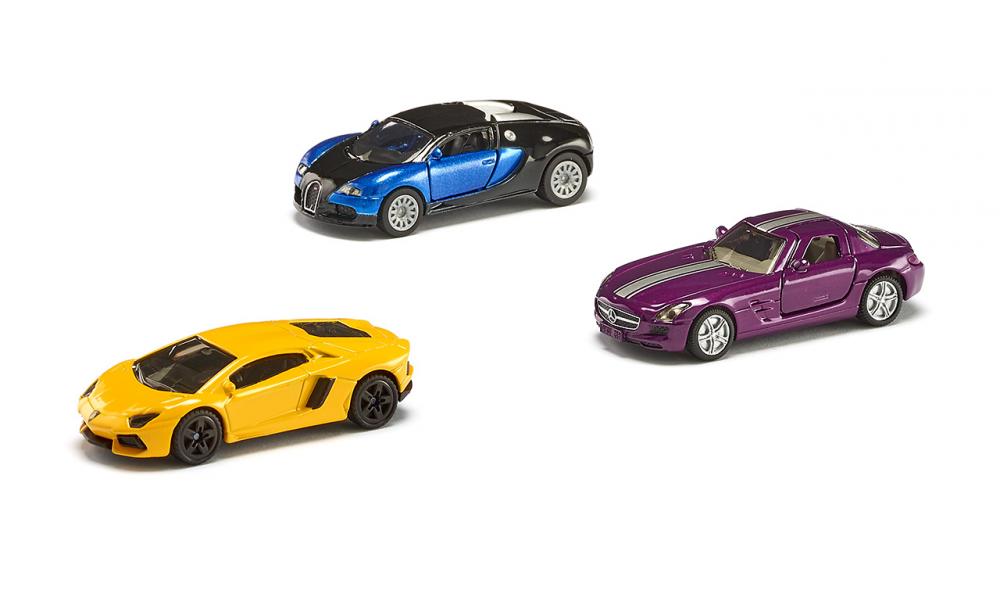 Siku Jucarie masinuta Sports cars gift set 3ani+ 6301 01 Imagine principală a produsului