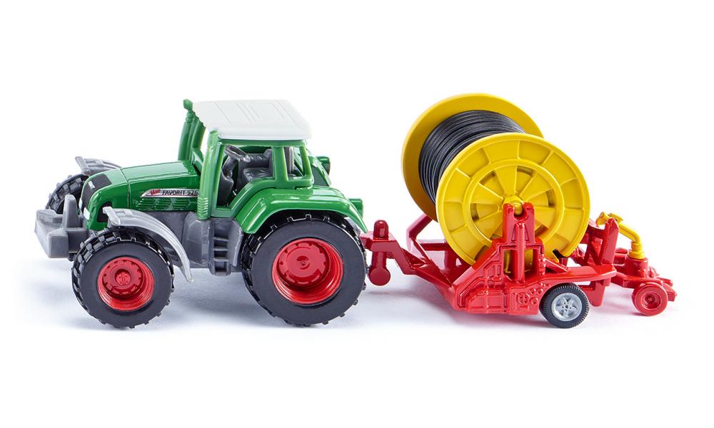 Siku jucarie masinuta tractor cu bobina de irigare 3 ani+ 1677