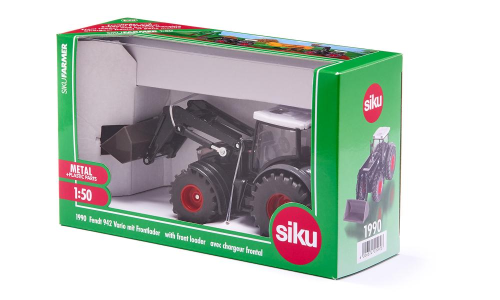 siku jucarie tractor fendt 942 vario with front loader 3 ani