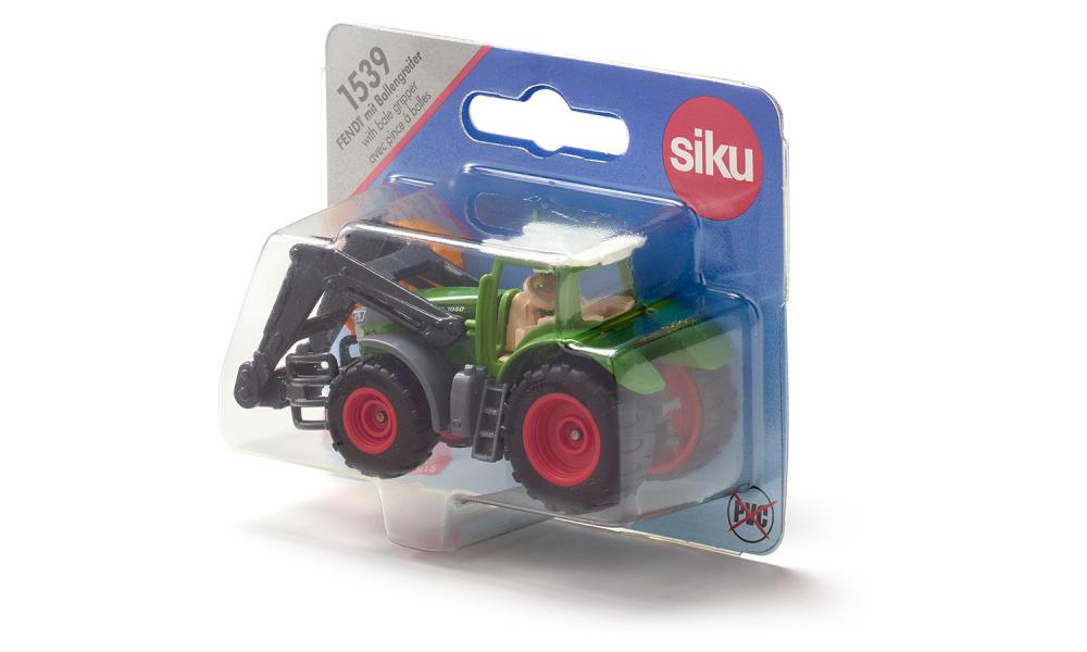 Siku jucarie tractor Fendt with bale gripper 03