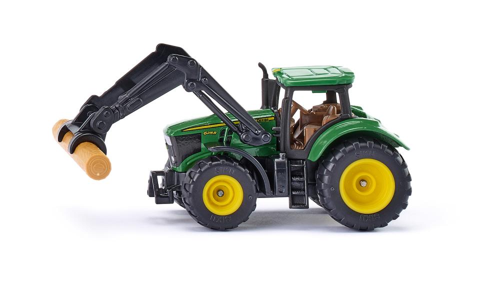 Siku jucarie tractor John Deere with log grabber 01 Imagine principală a produsului