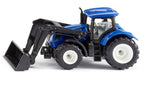 Siku jucarie tractor New Holland with front loader 01