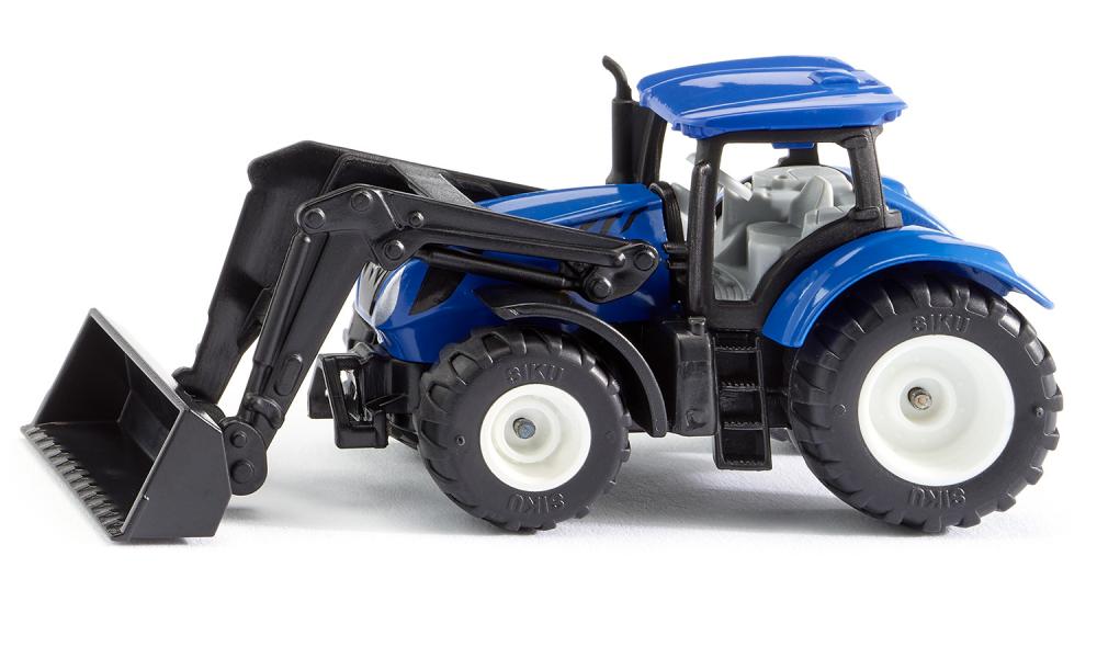 Siku jucarie tractor New Holland with front loader 01