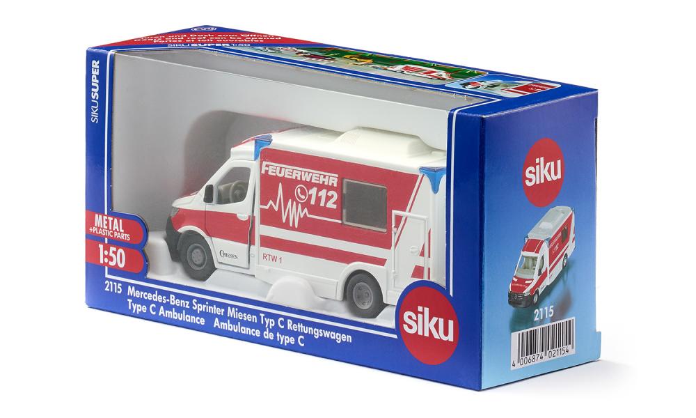 Siku masinuta Ambulanta Mercedes-Benz Sprinter 07