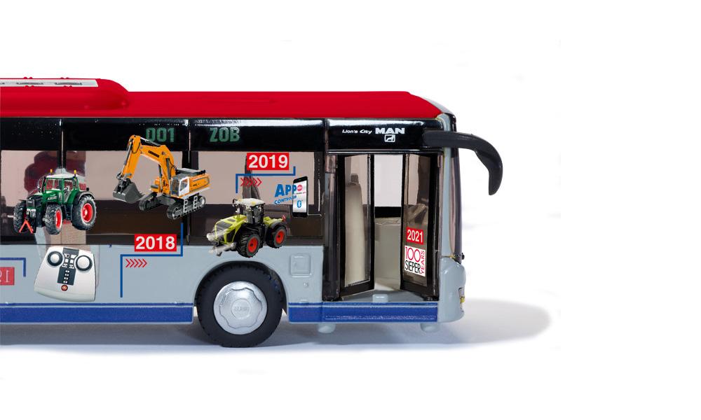 Siku masinuta autobuz urban articulat Man 3 ani+ 3739 07