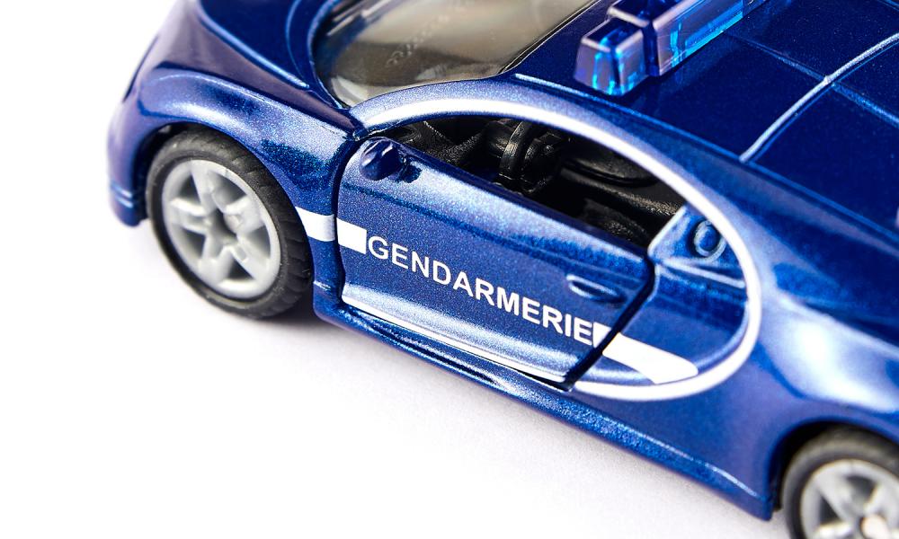 Siku masinuta Bugatti Chiron Gendarmerie