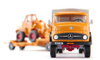 Siku masinuta camion Mercedes 710 clasic cu remorca 03
