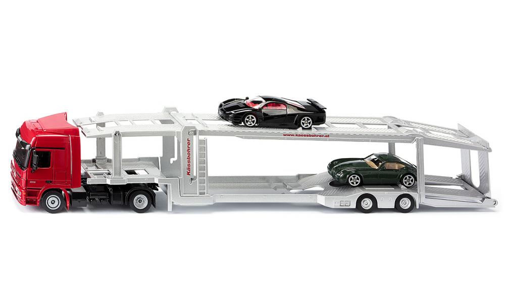 Siku masinuta camion transportator auto Car Transporter  02