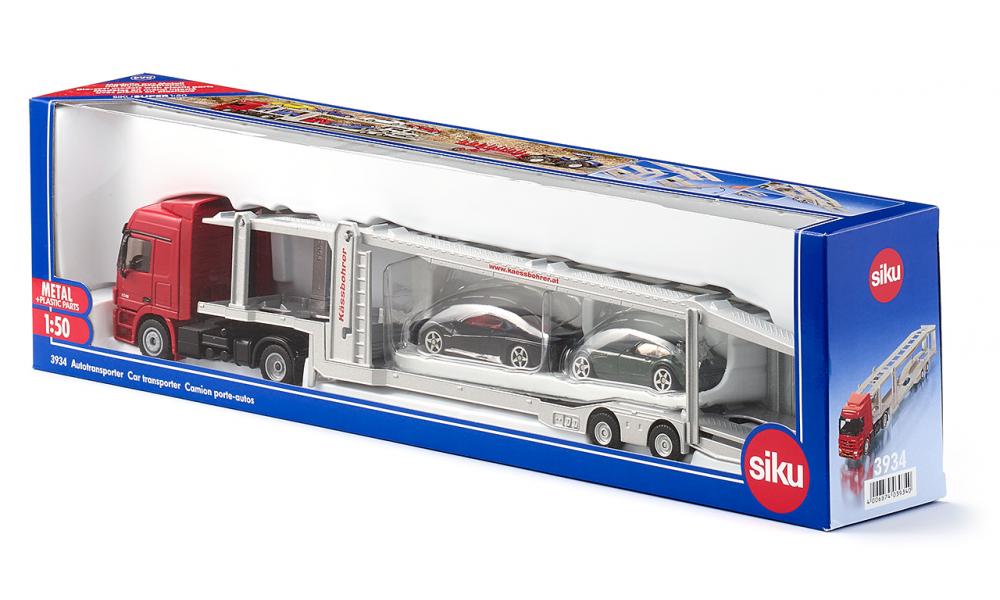 Siku masinuta camion transportator auto Car Transporter  03