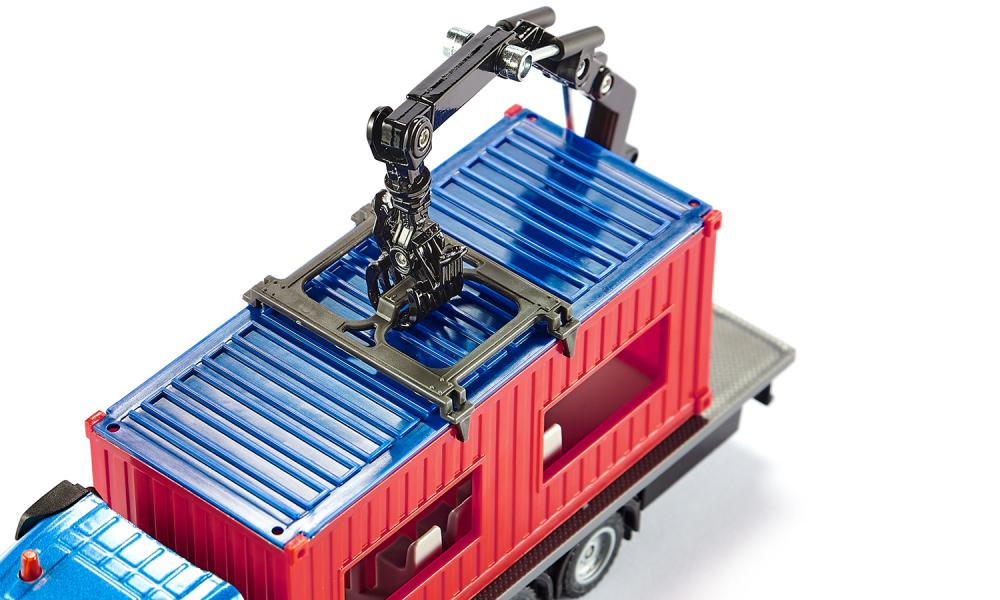 Siku masinuta camion Truck with Construction Container  04