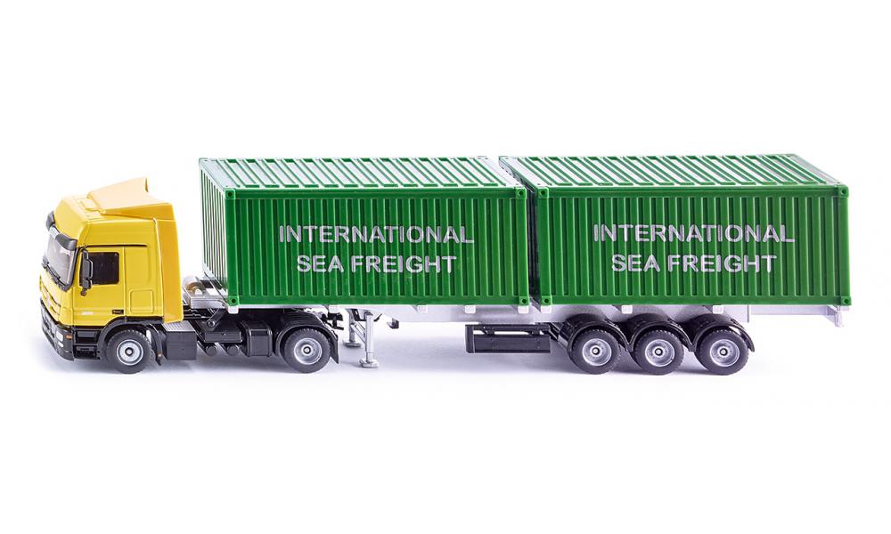 Siku masinuta Mercedes Benz Truck With Containers 01 Imagine principală a produsului