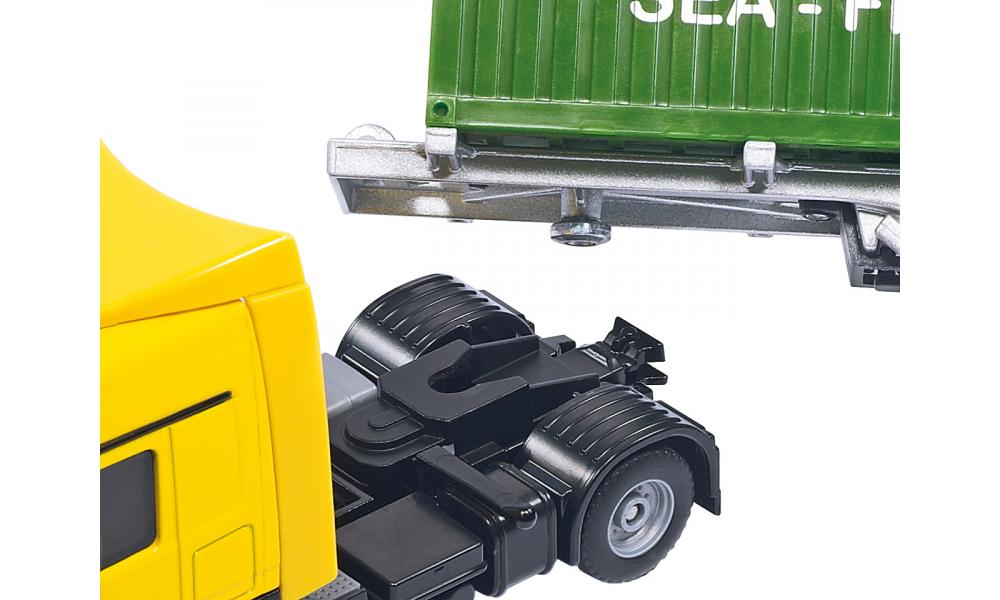Siku masinuta Mercedes Benz Truck With Containers 05