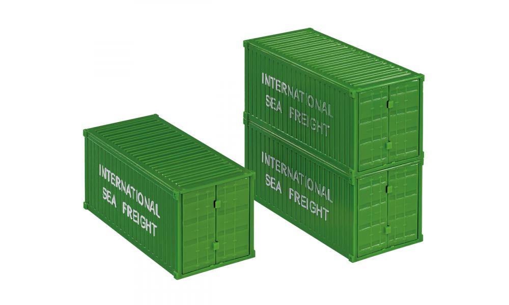 Siku masinuta Mercedes Benz Truck With Containers 03