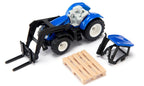 Siku masinuta New Holland with pallet fork and pallet 3 ani+ 04