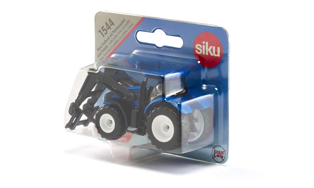 Siku masinuta New Holland with pallet fork and pallet 3 ani+ 07