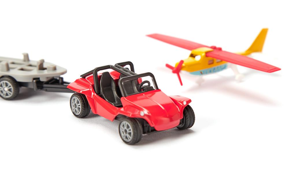Siku masinuta set Buggy cu avion sport 3 ani+