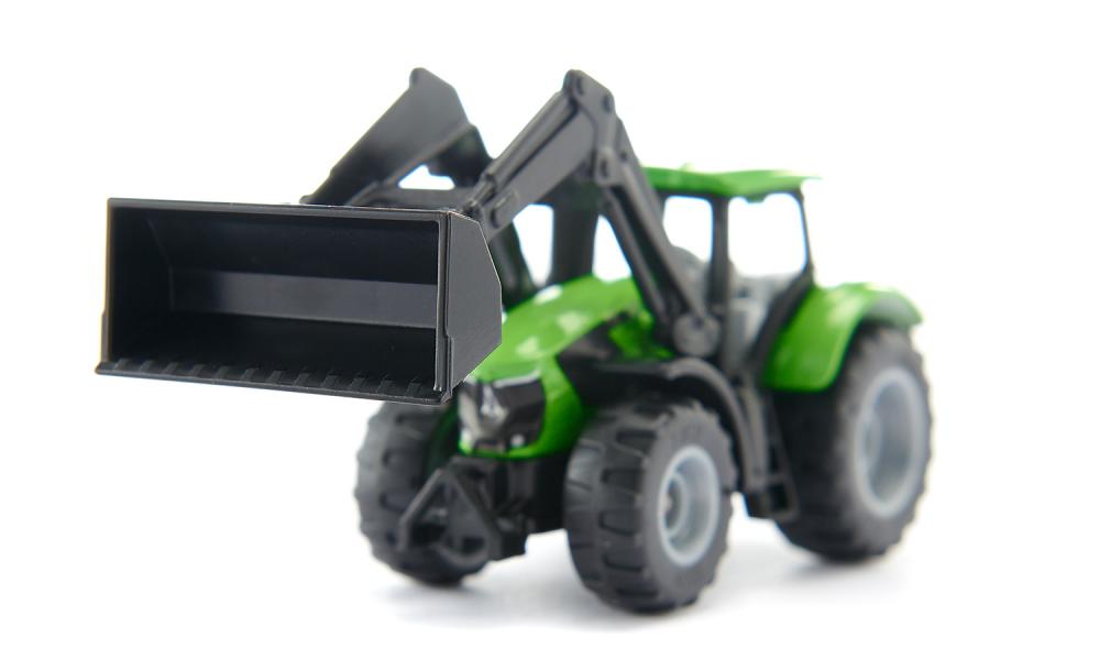 Siku masinuta tractor Deutz Fahr with front loader 3 ani+ 0 5