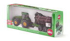 Siku masinuta tractor John Deere with Forestry Trailer 3 ani+  06