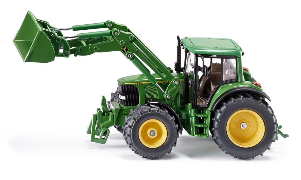 Siku masinuta tractor John Deere With Front Loader 01
