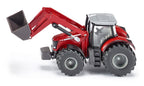 Siku masinuta tractor Massey Ferguson with frontlader 01
