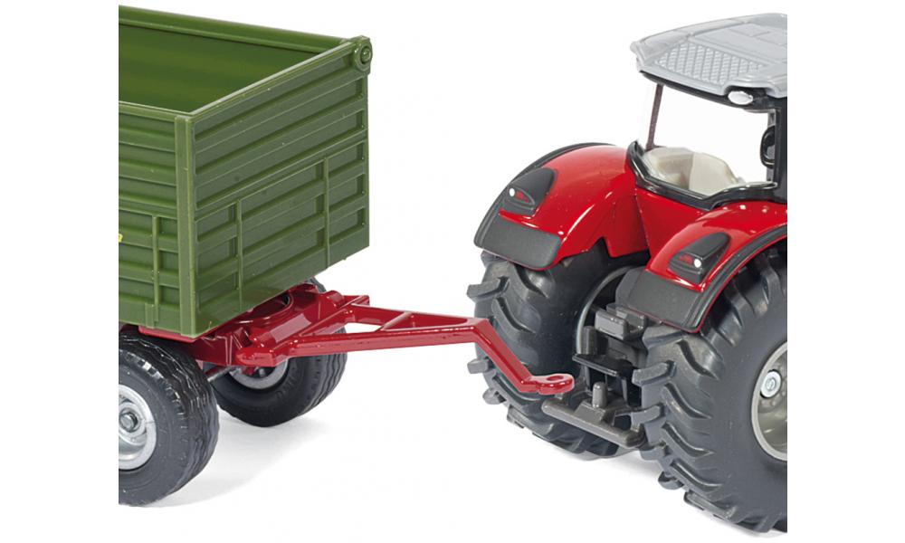 Siku masinuta tractor Massey Ferguson with frontlader  05