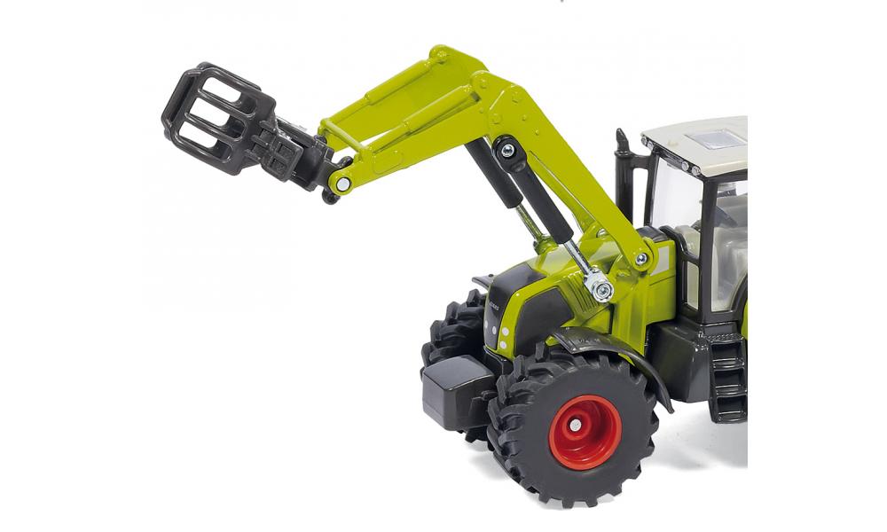 Siku masinuta Tractor with Bale Grab and Trailer 07