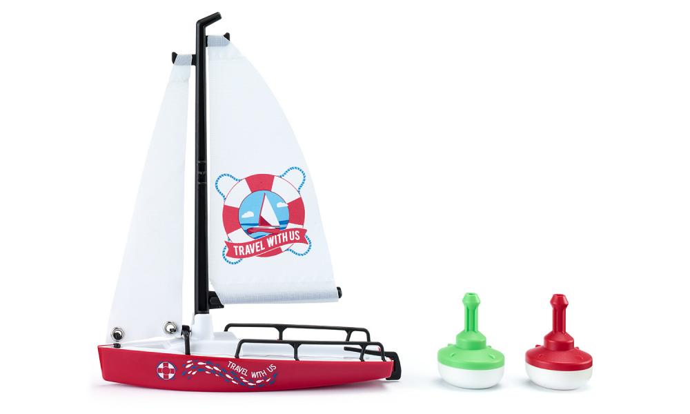 Siku masinuta vaporas Sailing boat with buoys 3 ani+ 1752 01