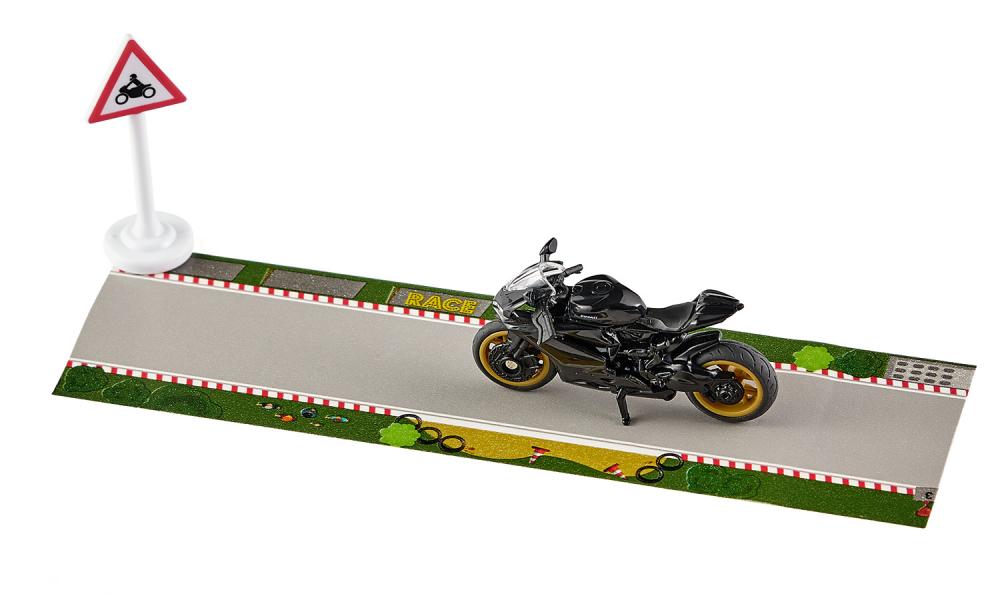 Siku motor Ducati Panigale 1299 cu pista