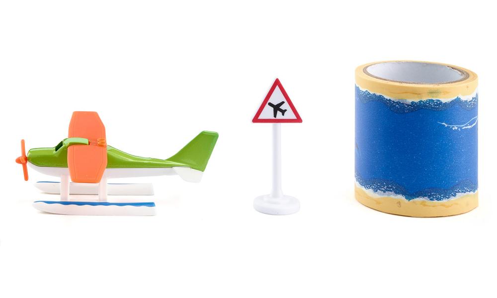 Siku set masinuta Water plane with tape 02
