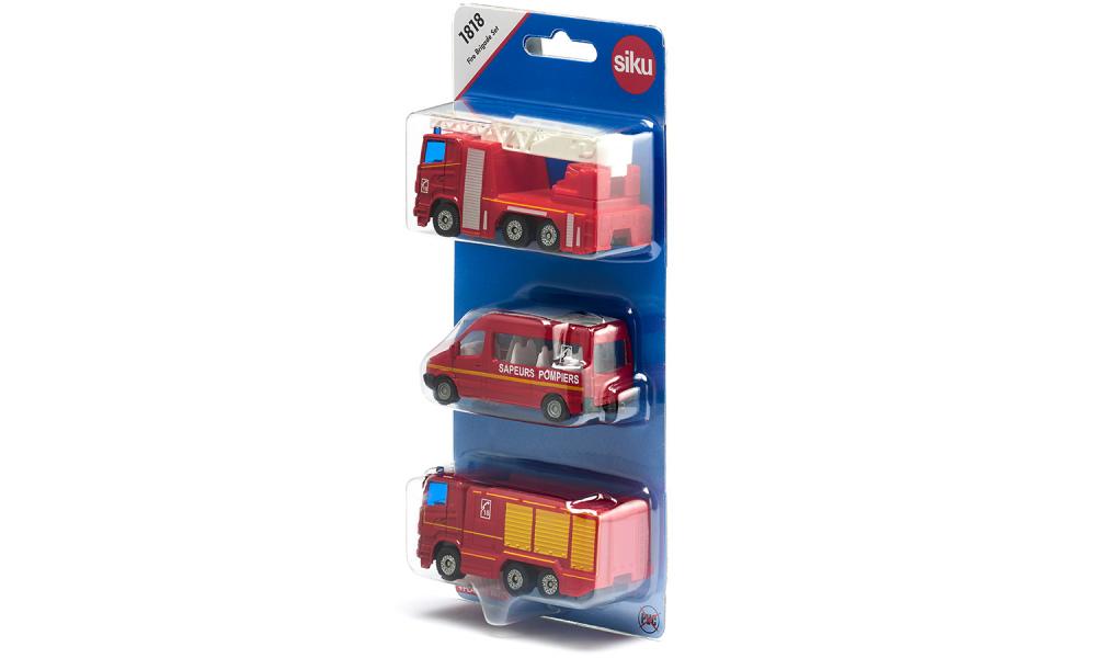 Siku set masinuta Fire Brigade Set France 3 ani+ 1818 Imagine principală a produsului