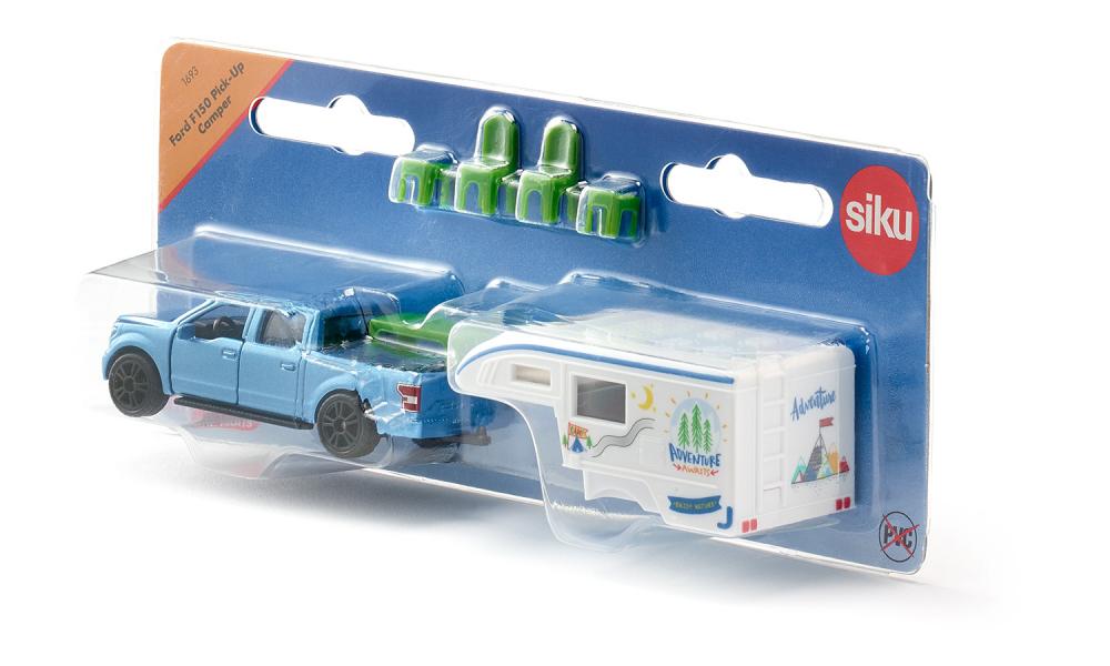 Siku set masinuta Ford F150 Pick-Up Camper 06
