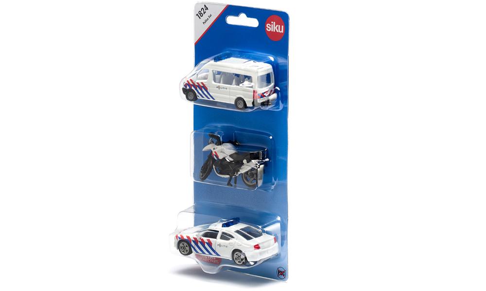 Siku set masinuta Police Set Netherlands 3 ani+ 1824  Imagine principală a produsului