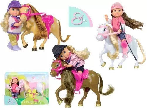 Simba papusa Evi LOVE set cu calut Evi`s Pony 3 ani+ 1 buc