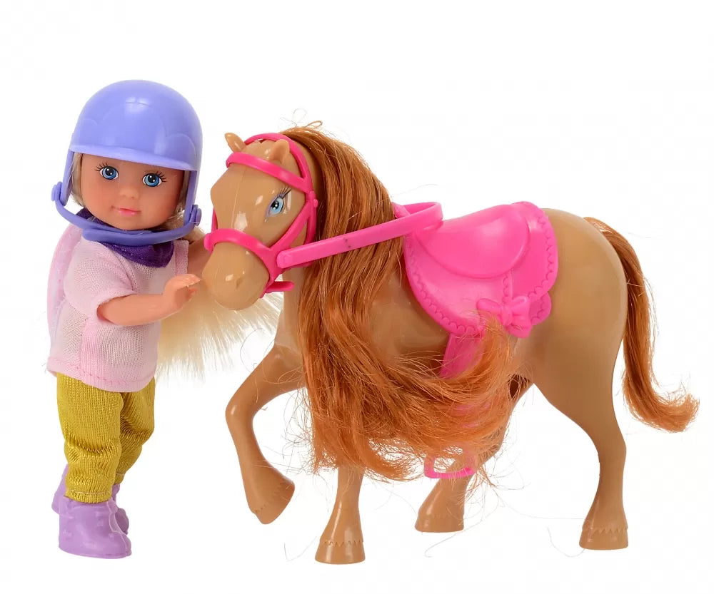 Simba papusa Evi LOVE set cu calut Evi`s Pony 3 ani+ 1 buc