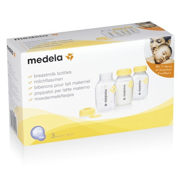 Medela Recipiente de 150 ml pentru colectarea si conservarea laptelui matern 3 buc/set