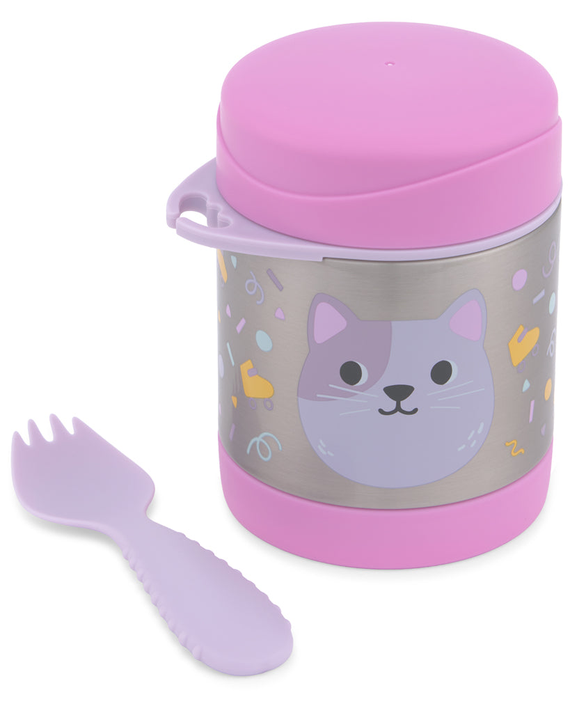 Skip Hop set recipient pentru mancare Spark Style 325 ml 3 ani+ Besties Squad Pisica Imagine principală a produsului