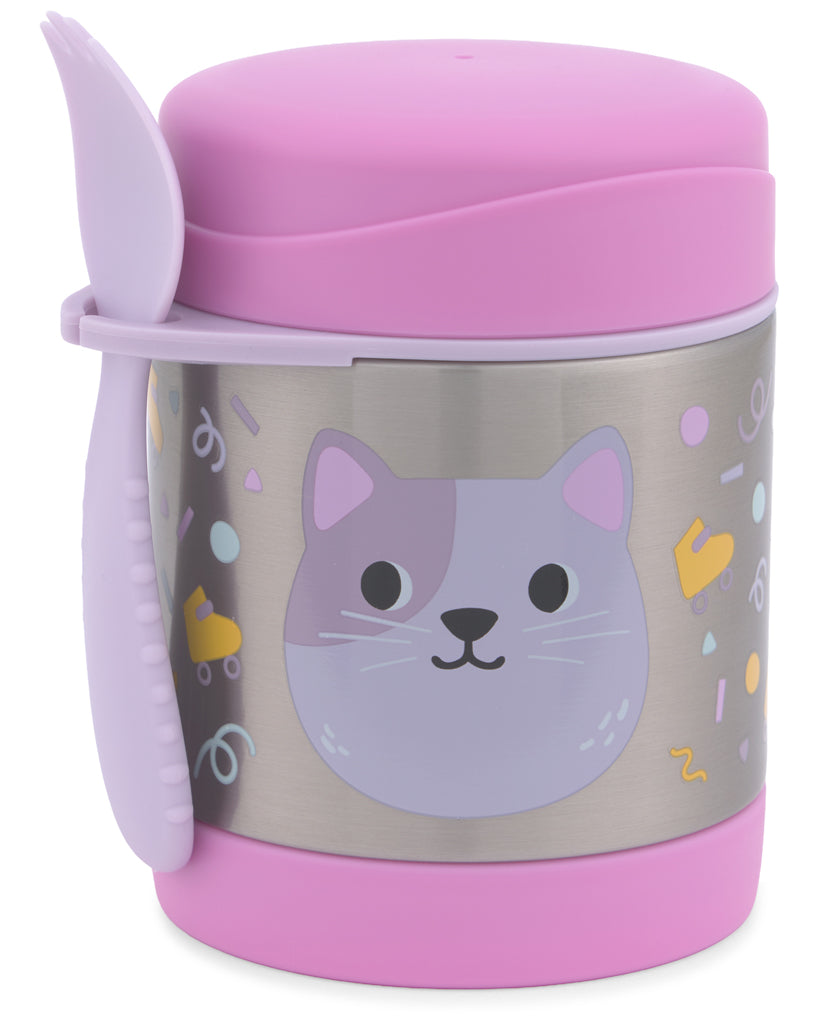 Skip Hop set recipient pentru mancare Spark Style 325 ml 3 ani+ Besties Squad Pisica Imagine secundară a produsului