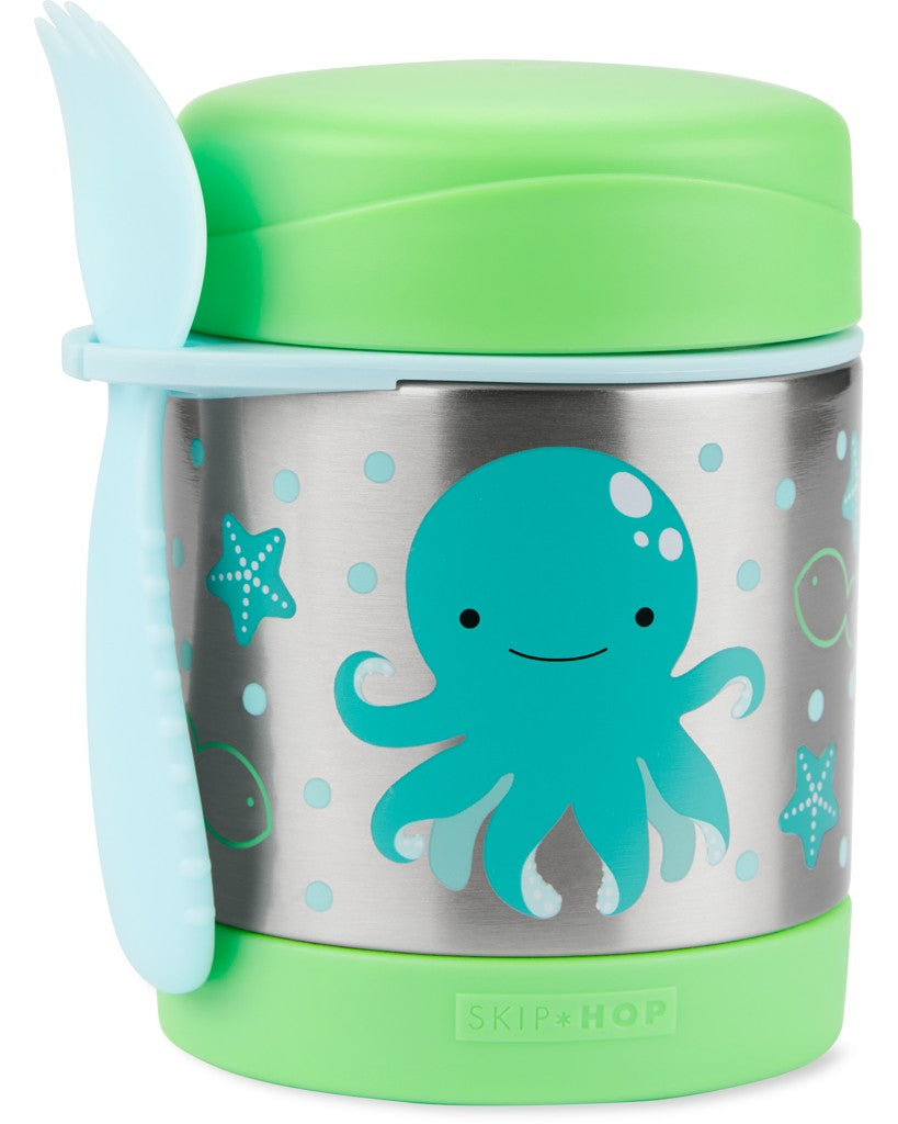 Skip Hop set recipient pentru mancare Spark Style 325 ml 3 ani+ Octopus Imagine principală a produsului
