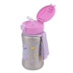 Skip Hop sticla cu pai din otel inoxidabil 350 ml 12m+ Besties Squad Pisica
