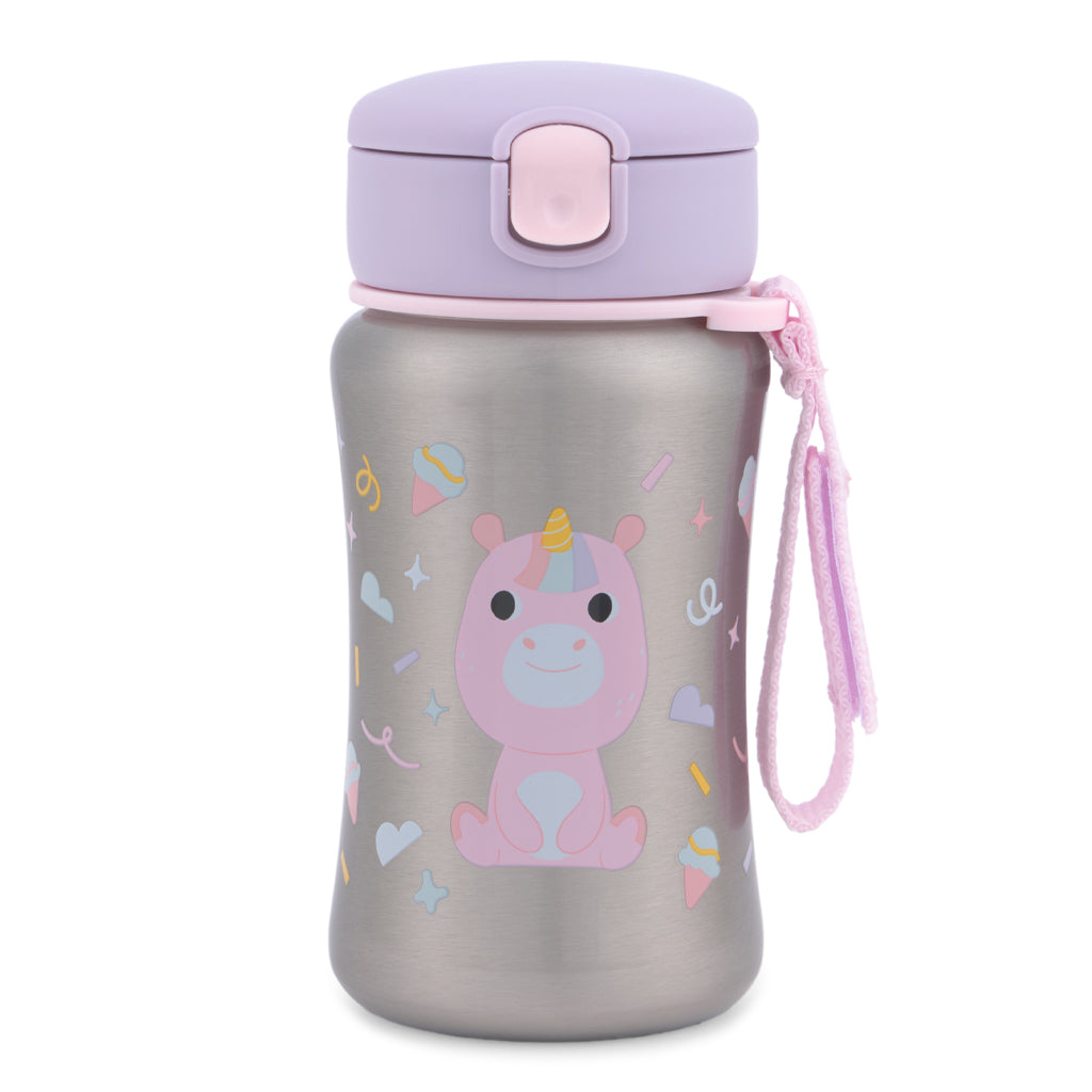 Skip Hop sticla cu pai din otel inoxidabil 350 ml 12m+ Besties Squad Unicorn Imagine principală a produsului